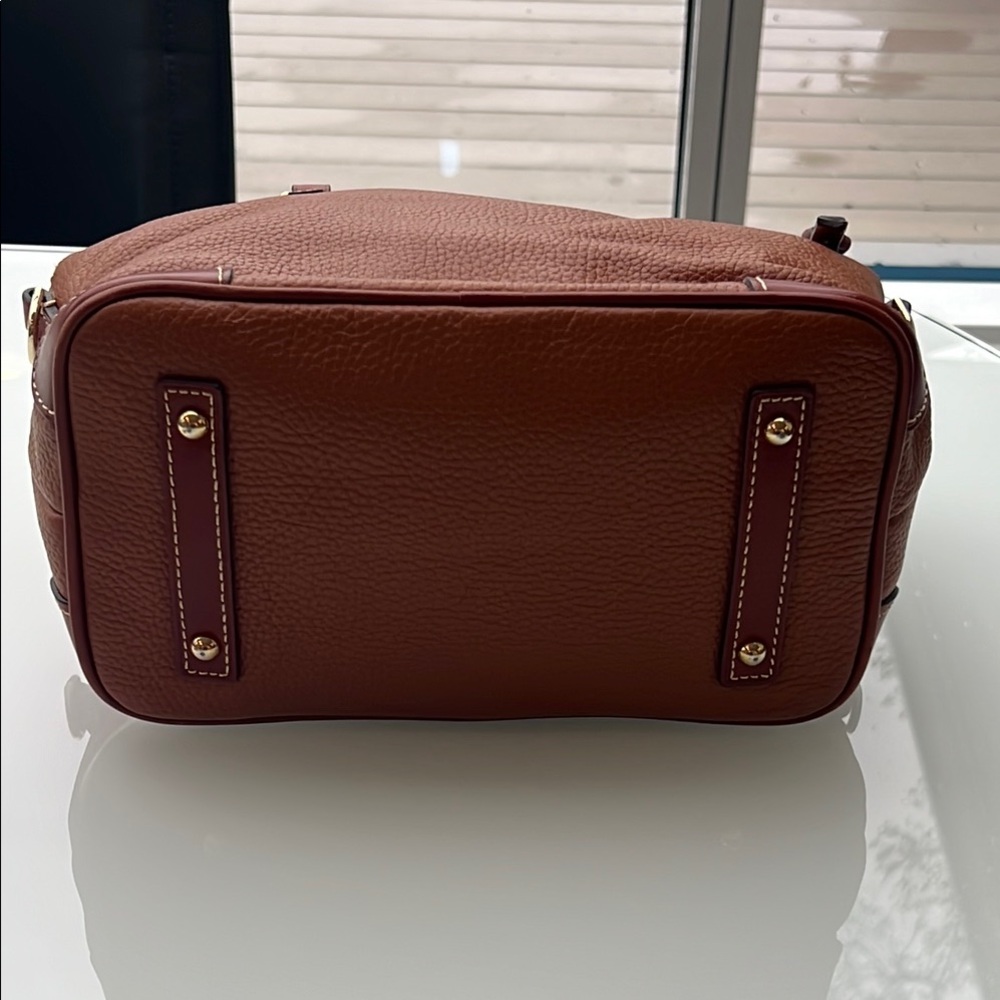 Dooney & Bourke Brown Leather Satchel - NWOT - Picture 5 of 9